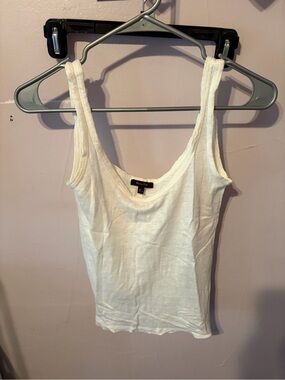 MASSIMO DUTTI 100% Linen tank top